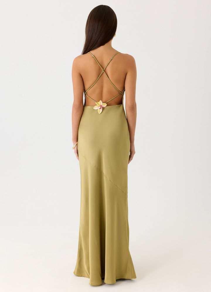 Darius Maxi Dress Olive