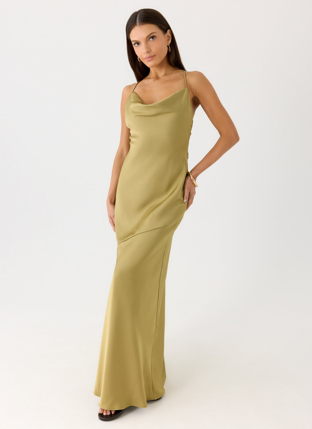 Darius Maxi Dress Olive