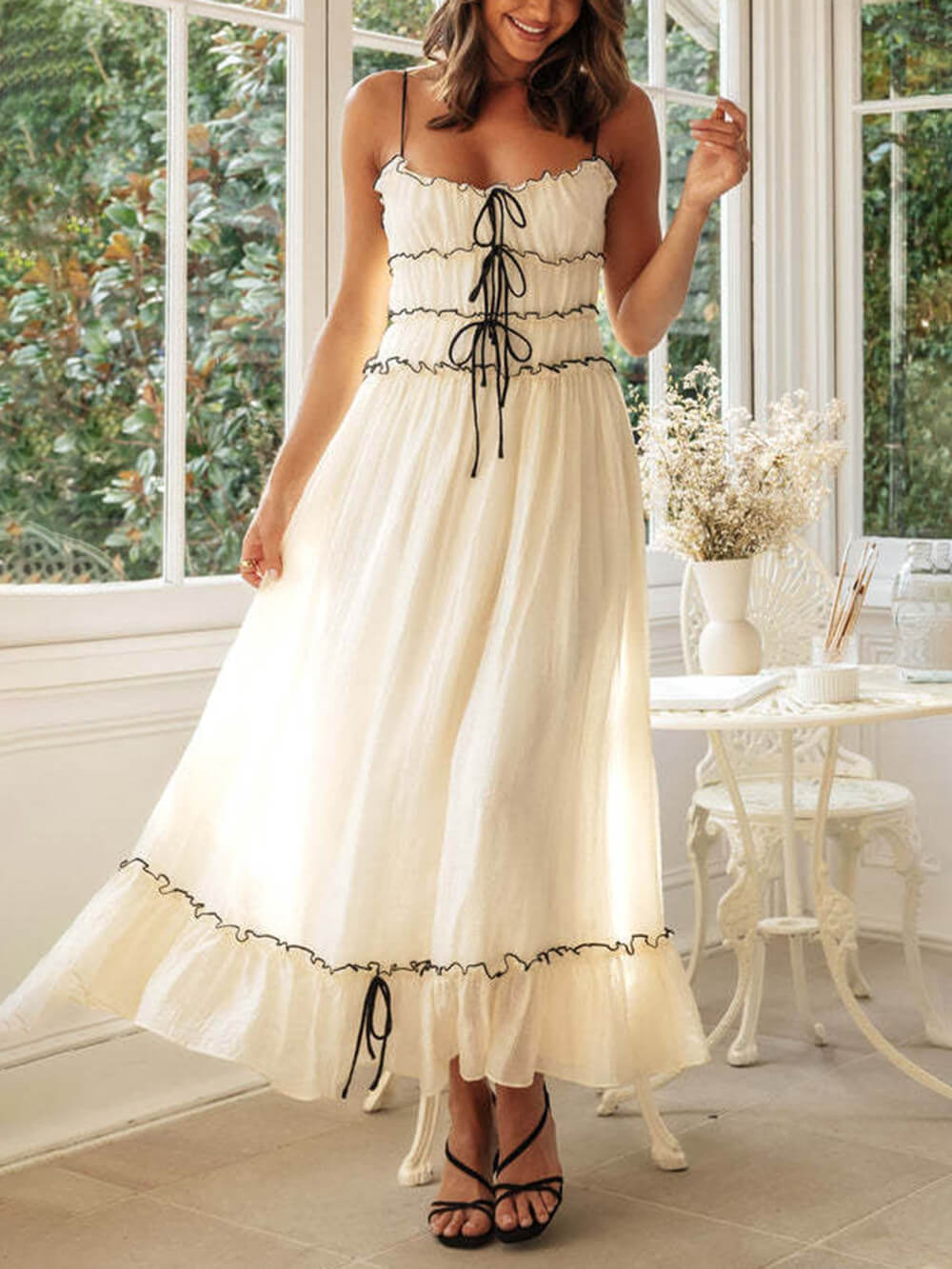 Dress | Bohemian Midi Dress | Effortless Summer Style | Lightweight and Breezy
