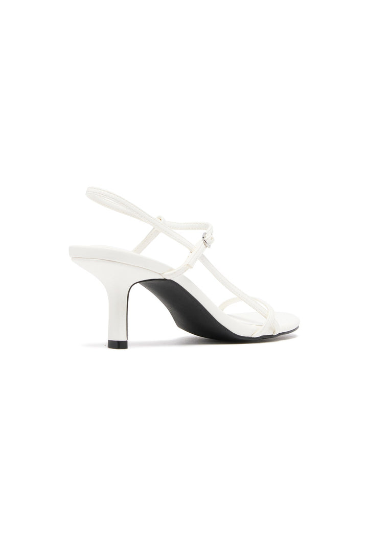 Easton Slingback Heels White