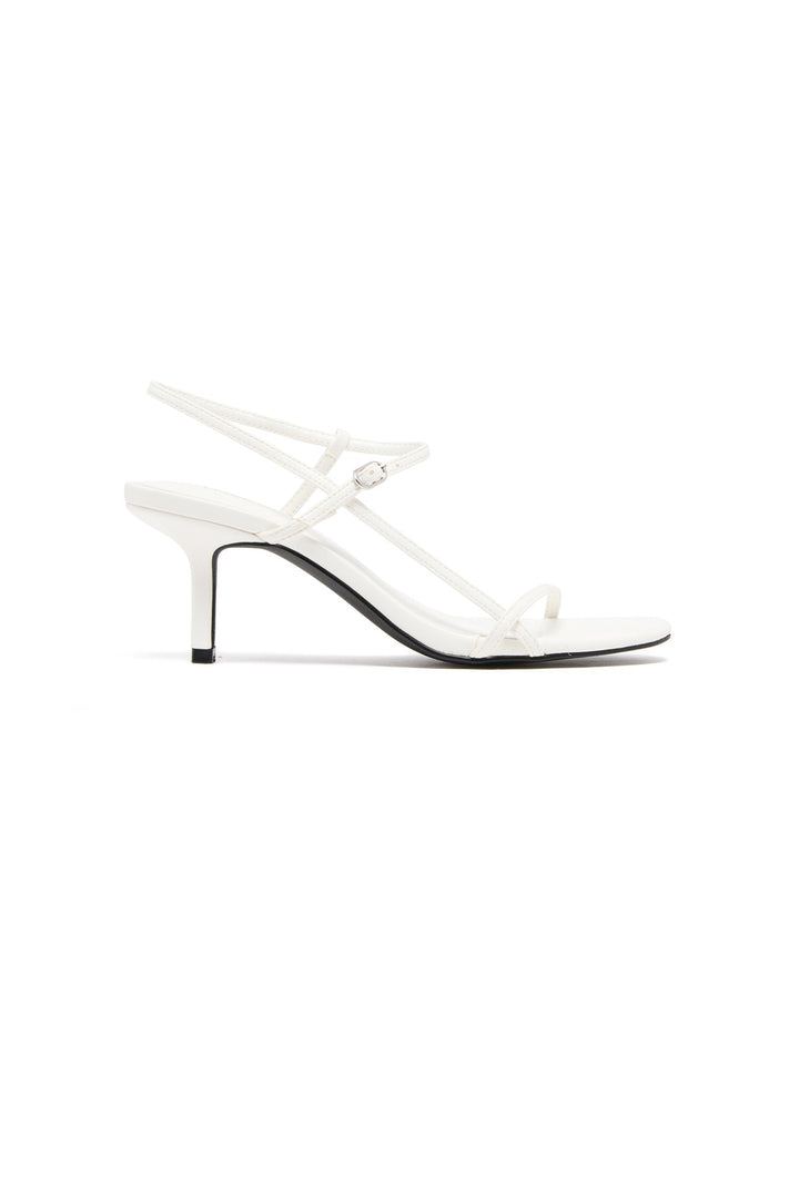 Easton Slingback Heels White