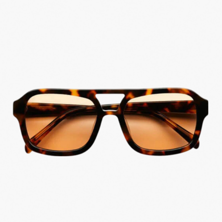Retro Aviator Oval Sunglasses