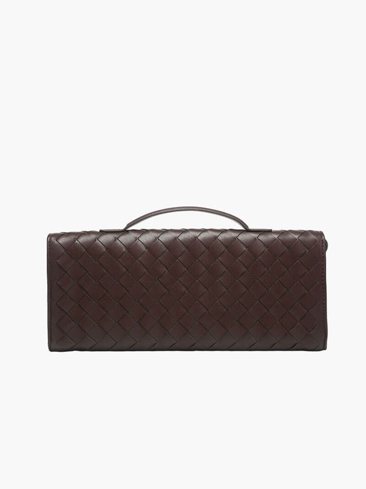Woven Faux Suede Knot Bag