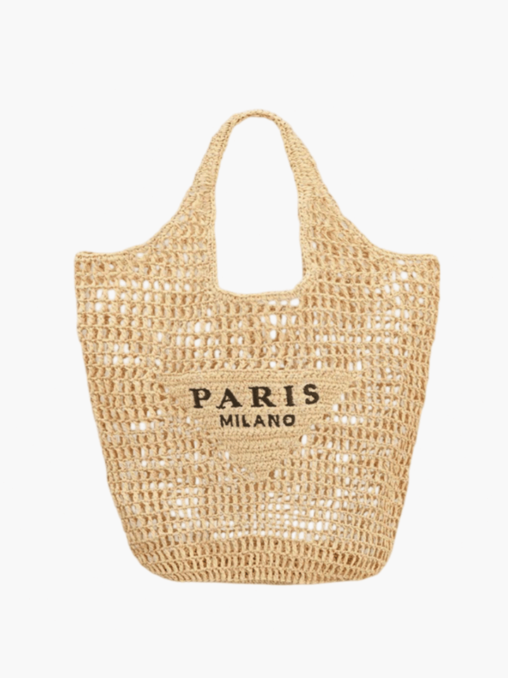 Straw Woven Shoulder Beach Bag