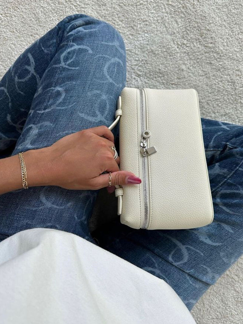 Structured Top Handle Crossbody Bag