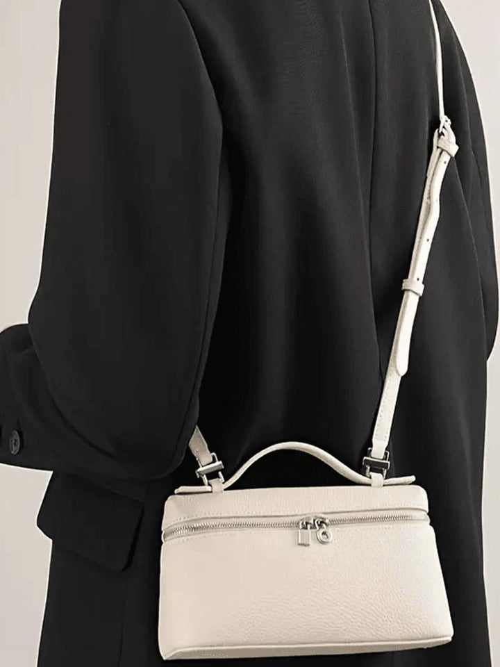 Structured Top Handle Crossbody Bag