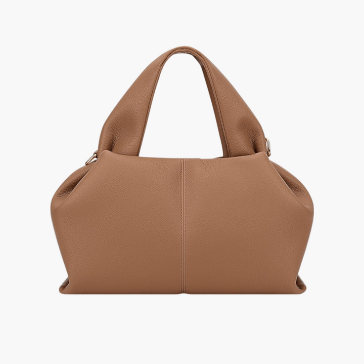 Trapezoid Structured Faux Suede Bag