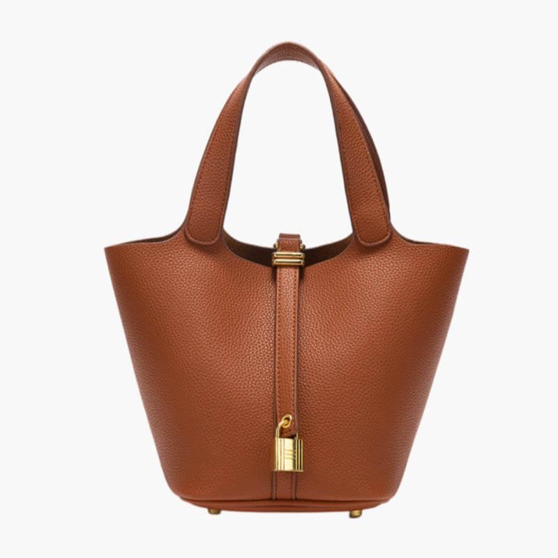 Classic Bucket Faux Suede Bag
