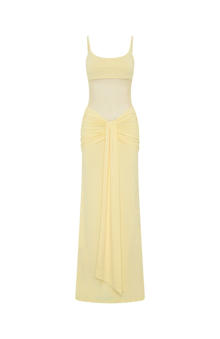 Lemon Confetti Maxi Dress