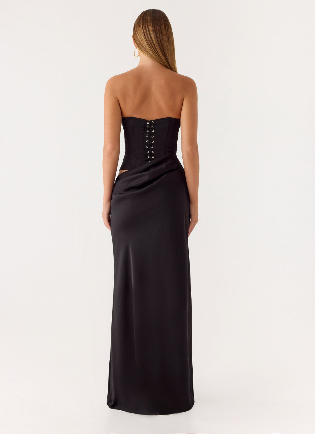 Emory Corset Maxi Dress Black