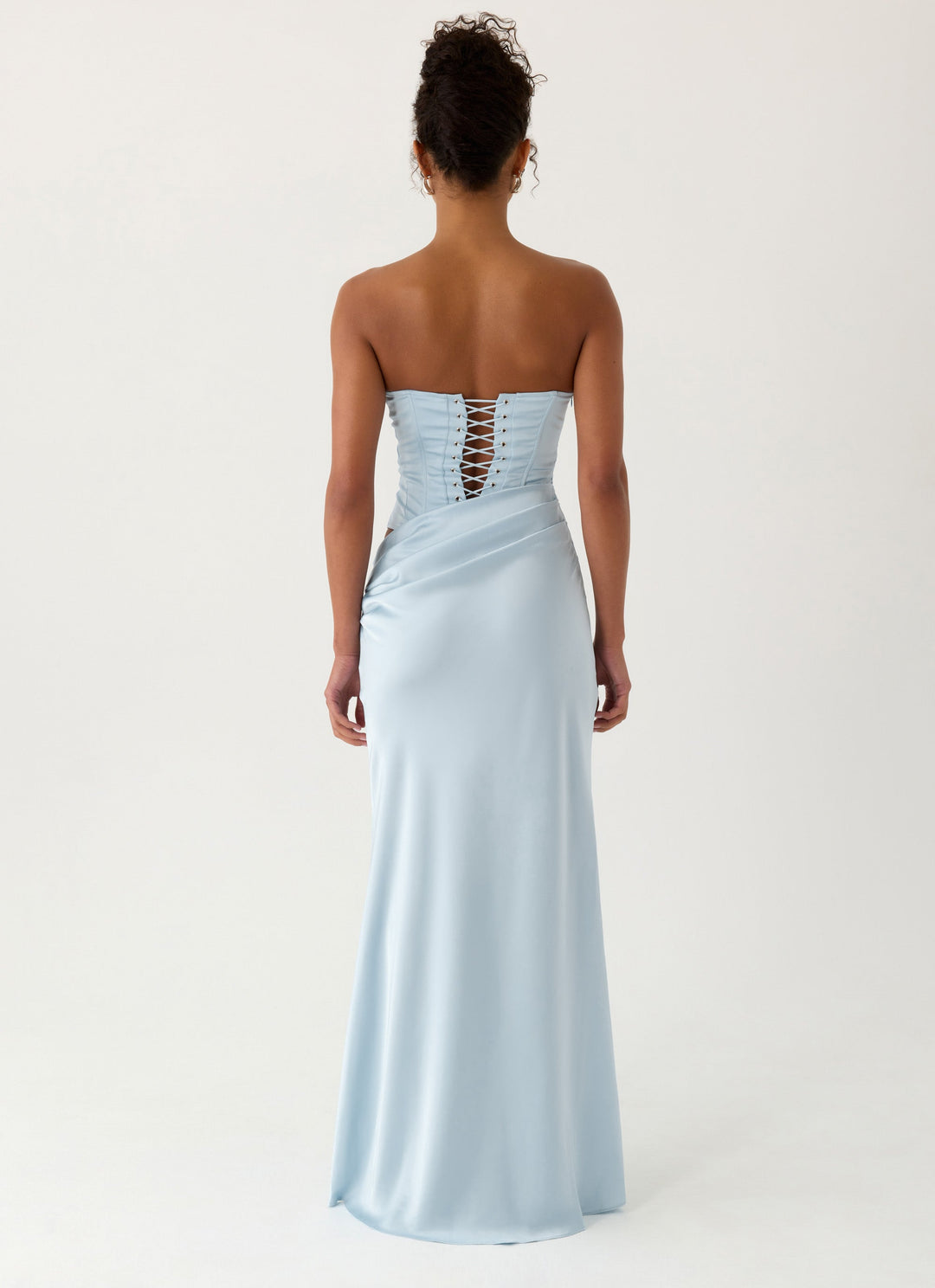 Emory Corset Maxi Dress Blue