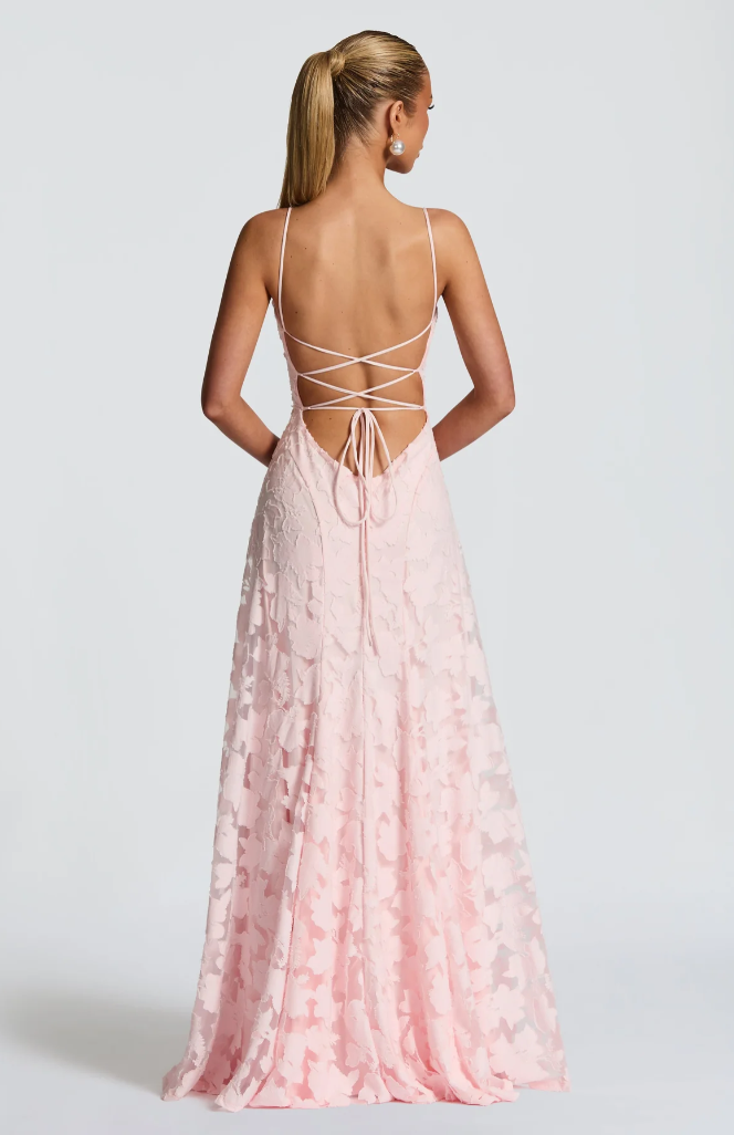 Women's Lace Column Maxi Dress | Elegant Figure-Hugging Evening Gown