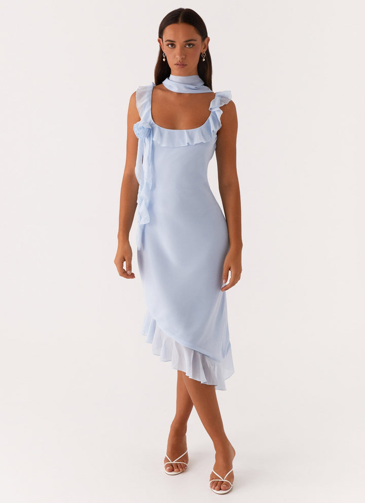 Fariday Midi Dress Blue