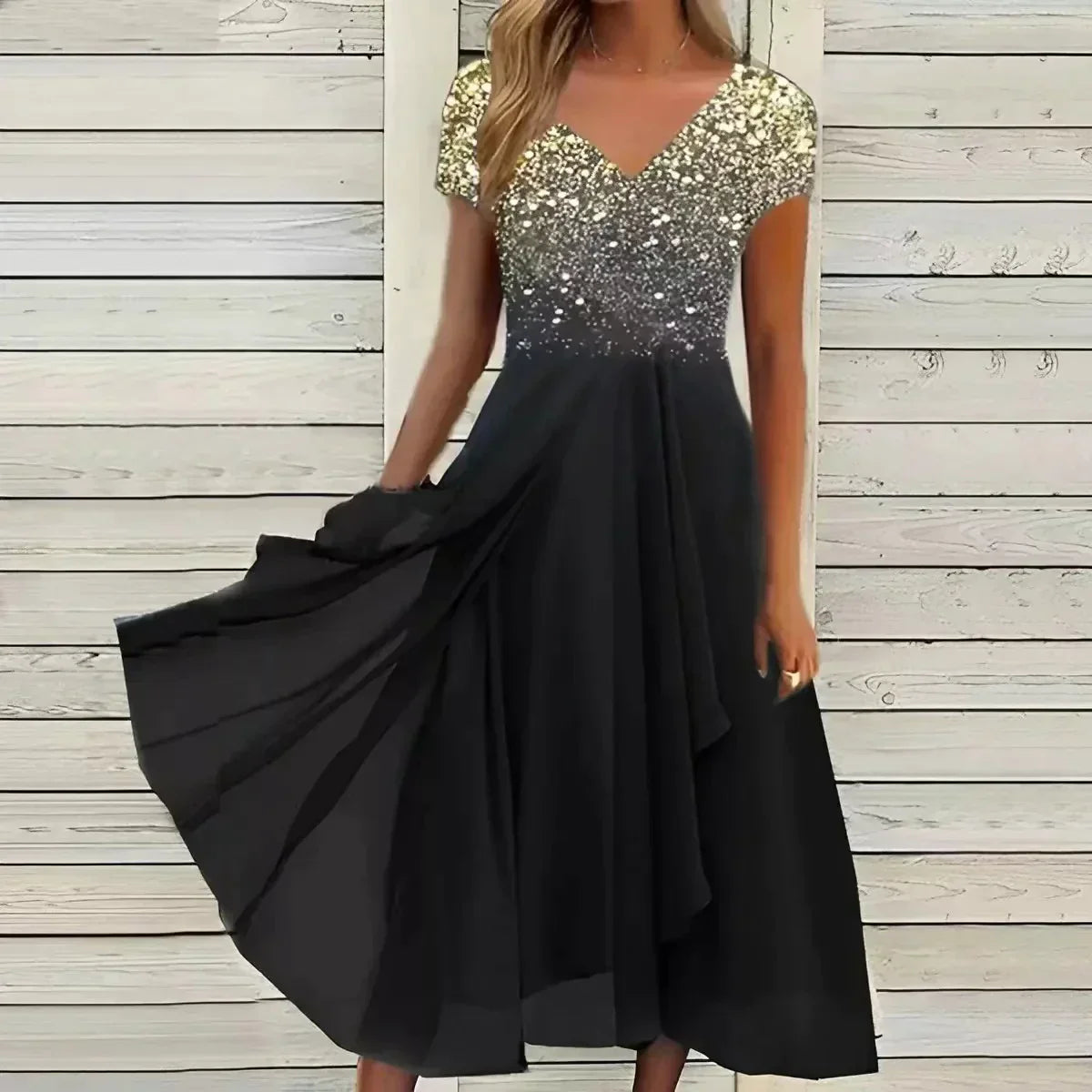 Floral Dress | Flowing Formal Summer Dress | Elegant Comfortable Style
