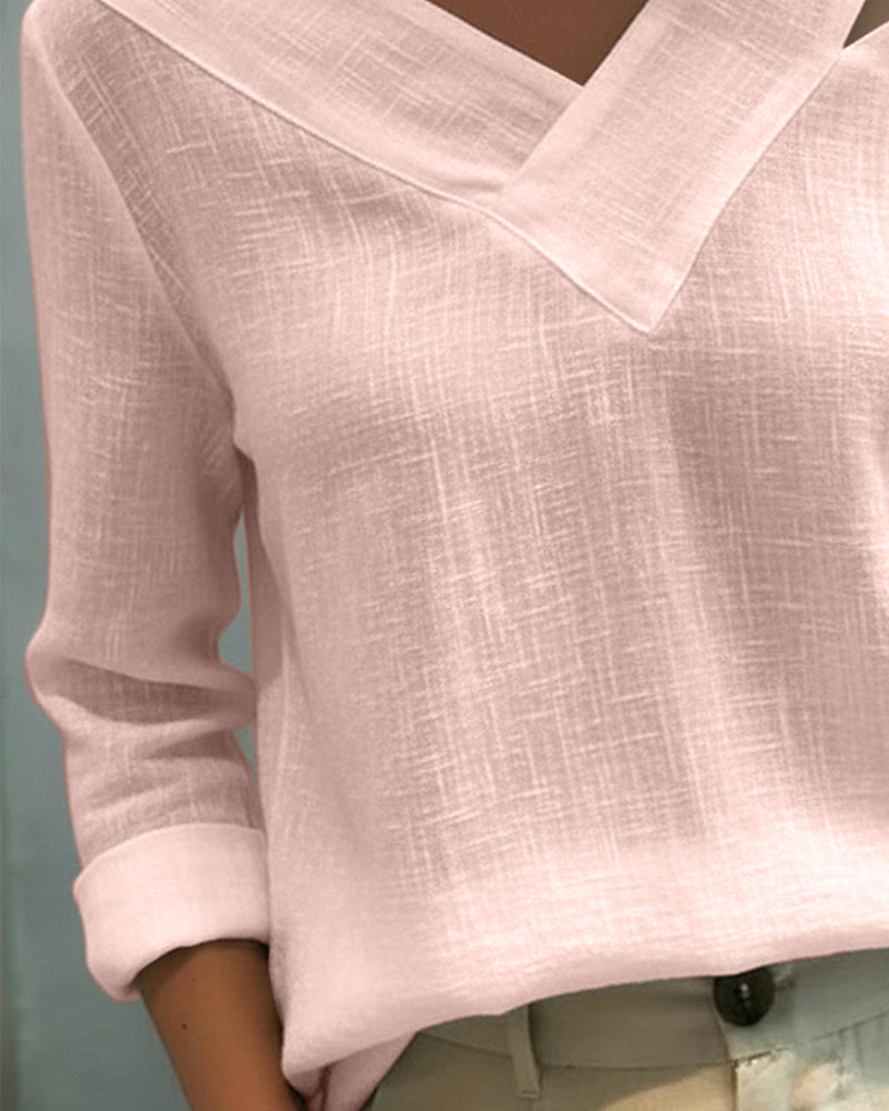 Fluid Top | Asymmetrical Blouse for Women | Elegant Draped Design