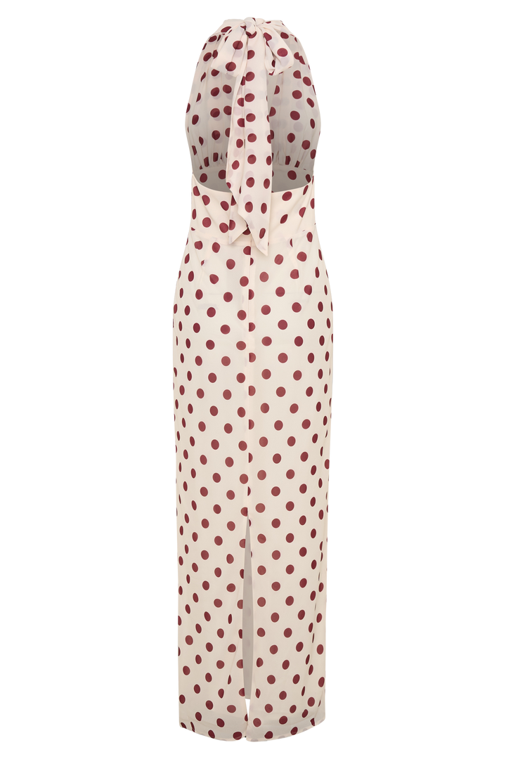 Nadine Polka Maxi Dress
