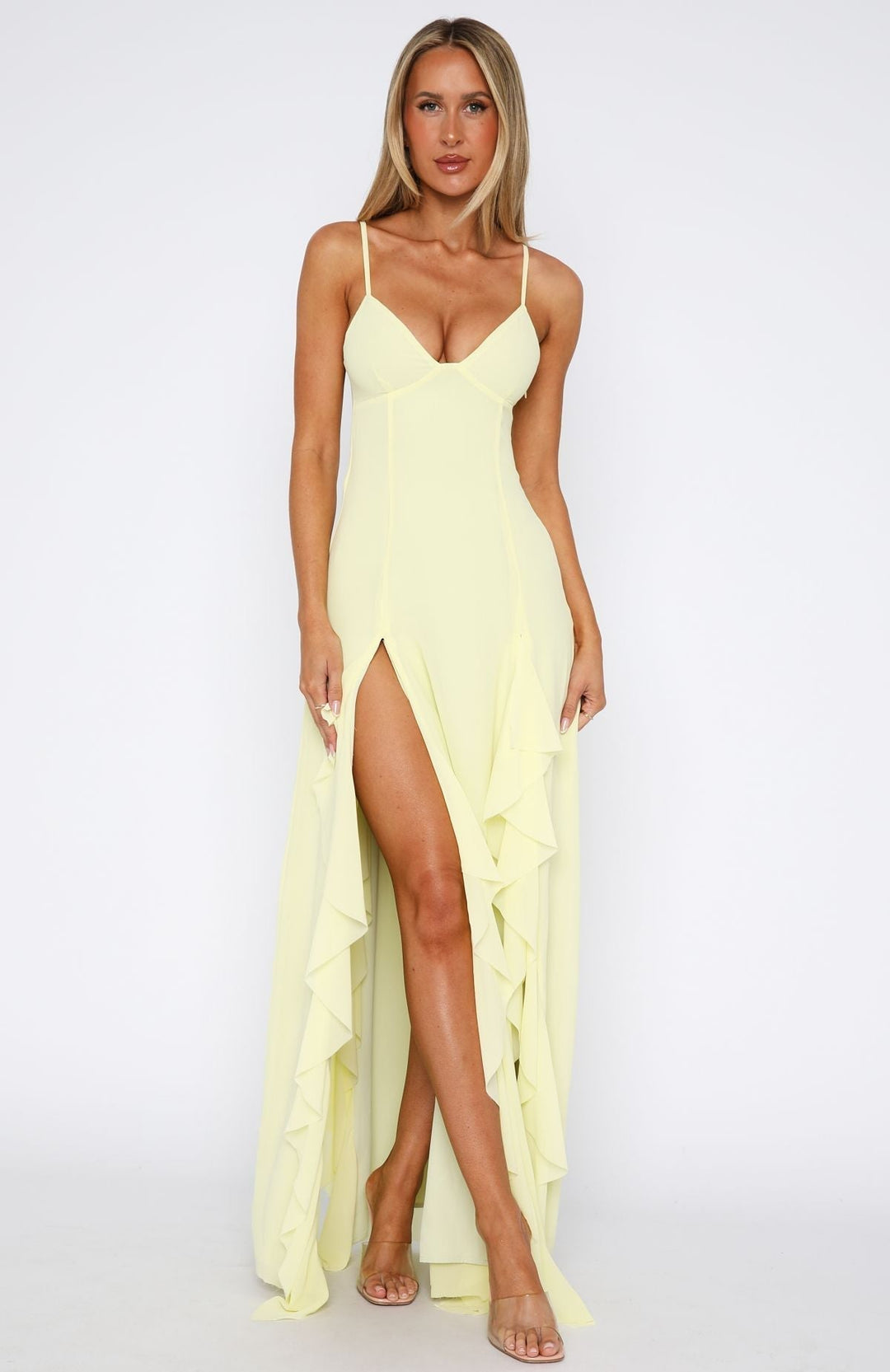 Lemon Solstice Maxi Dress