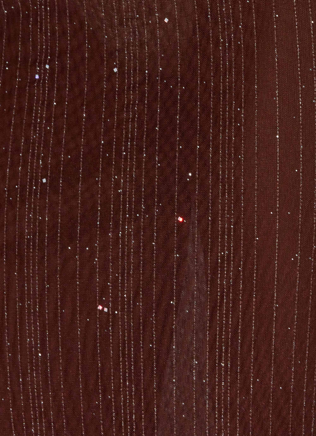 Haylan Sparkle Mesh Maxi Dress Chocolate