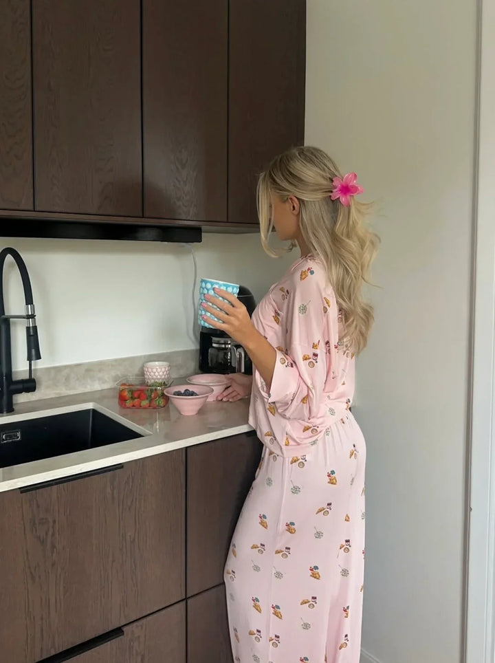 Nicole | Women’s Cozy Printed Pyjama Set