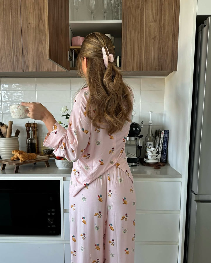 Nicole | Women’s Cozy Printed Pyjama Set