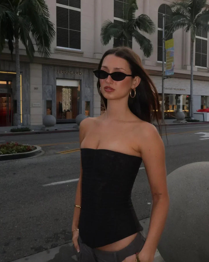 Jolie | Women's Strapless Corset Summer Top