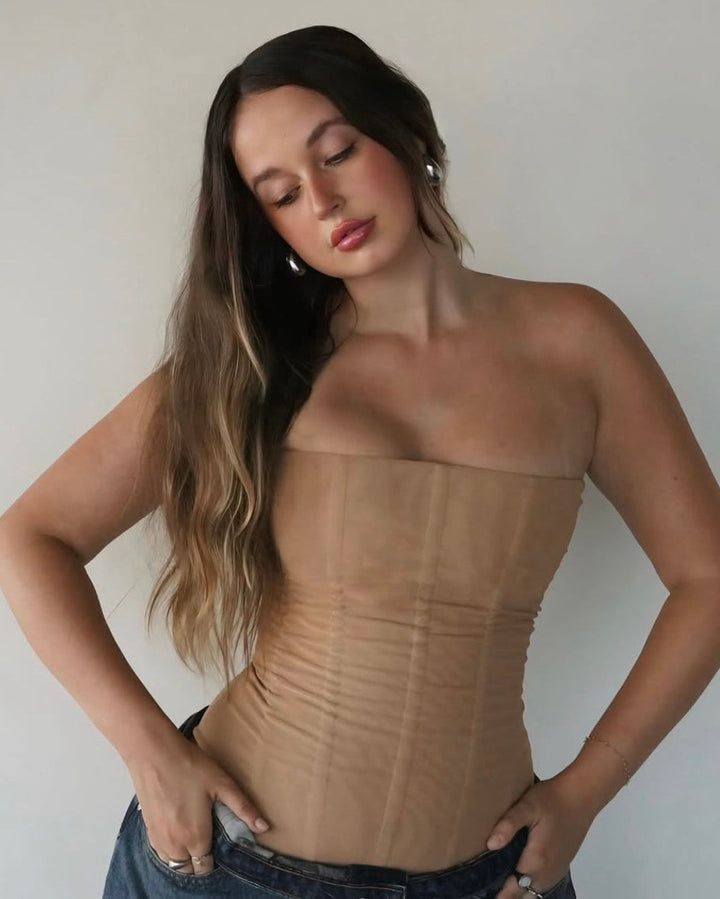 Jolie | Women's Strapless Corset Summer Top
