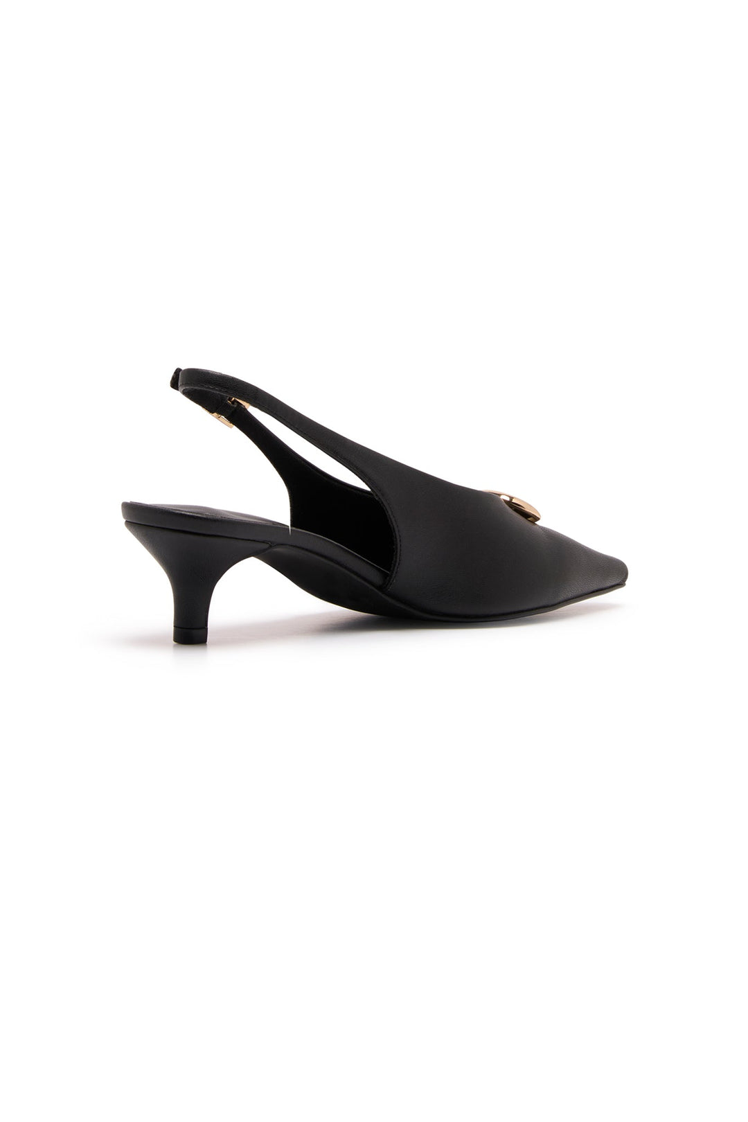 Indiana Slingback Heels Black