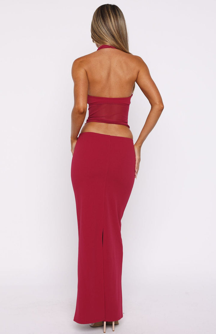 Cherry Allure Maxi Dress