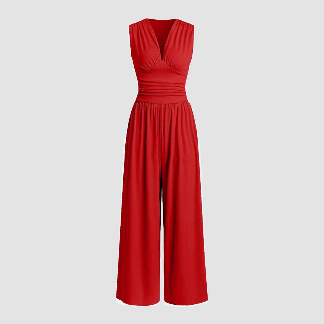 Jumpsuit | Wide Leg Sleeveless Elegant Design