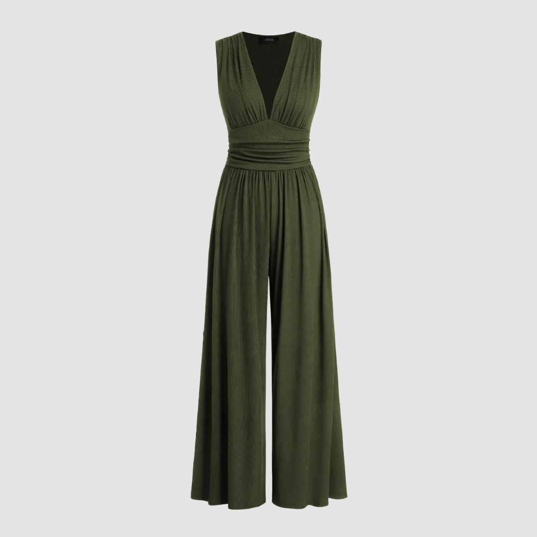 Jumpsuit | Wide Leg Sleeveless Elegant Design