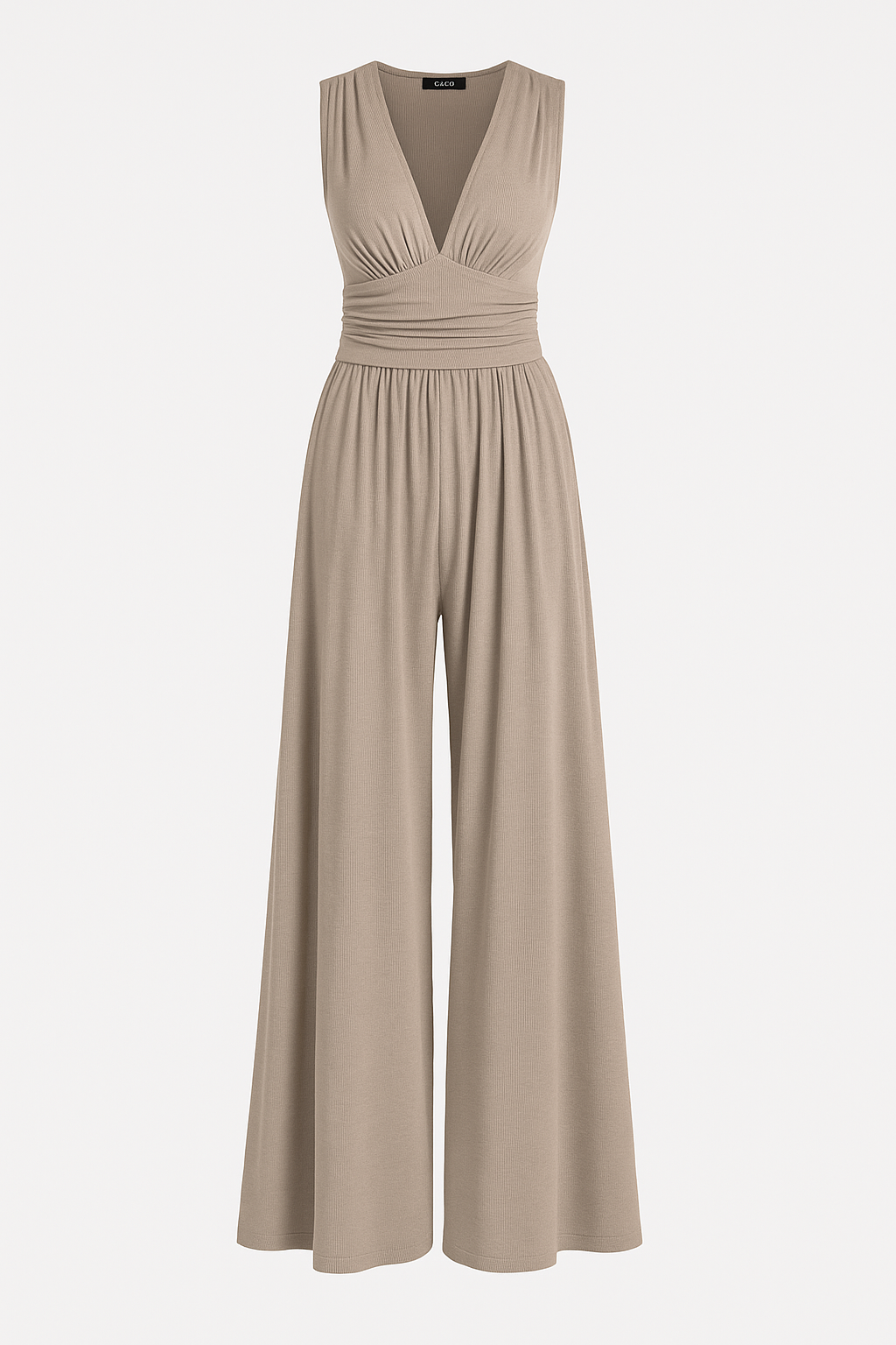Jumpsuit | Wide Leg Sleeveless Elegant Design