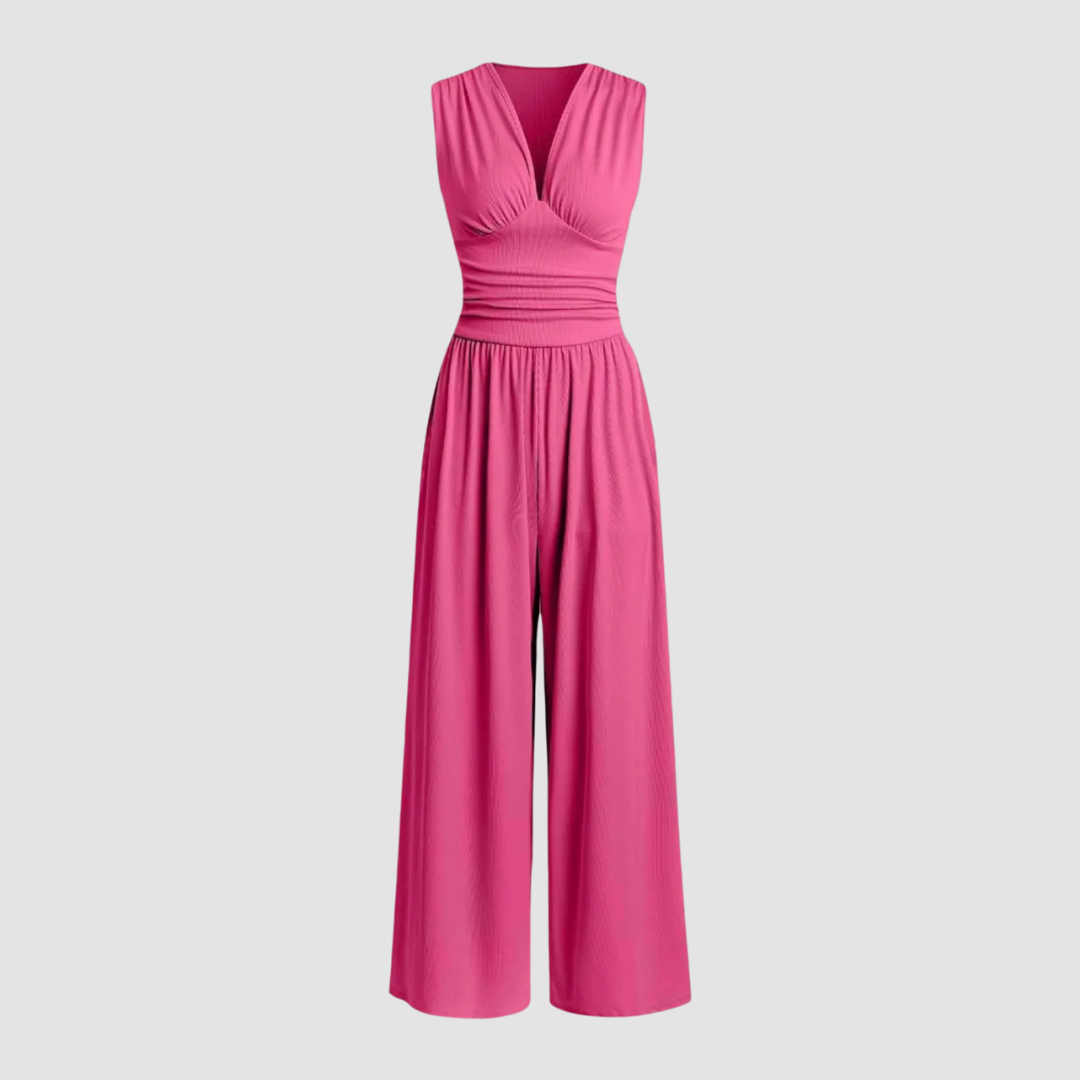 Jumpsuit | Wide Leg Sleeveless Elegant Design