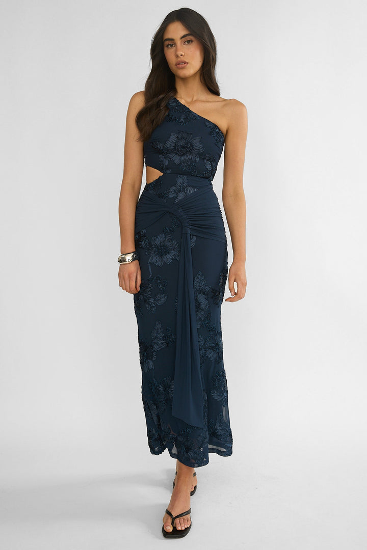 Luli Cut-Out Maxi Dress Navy