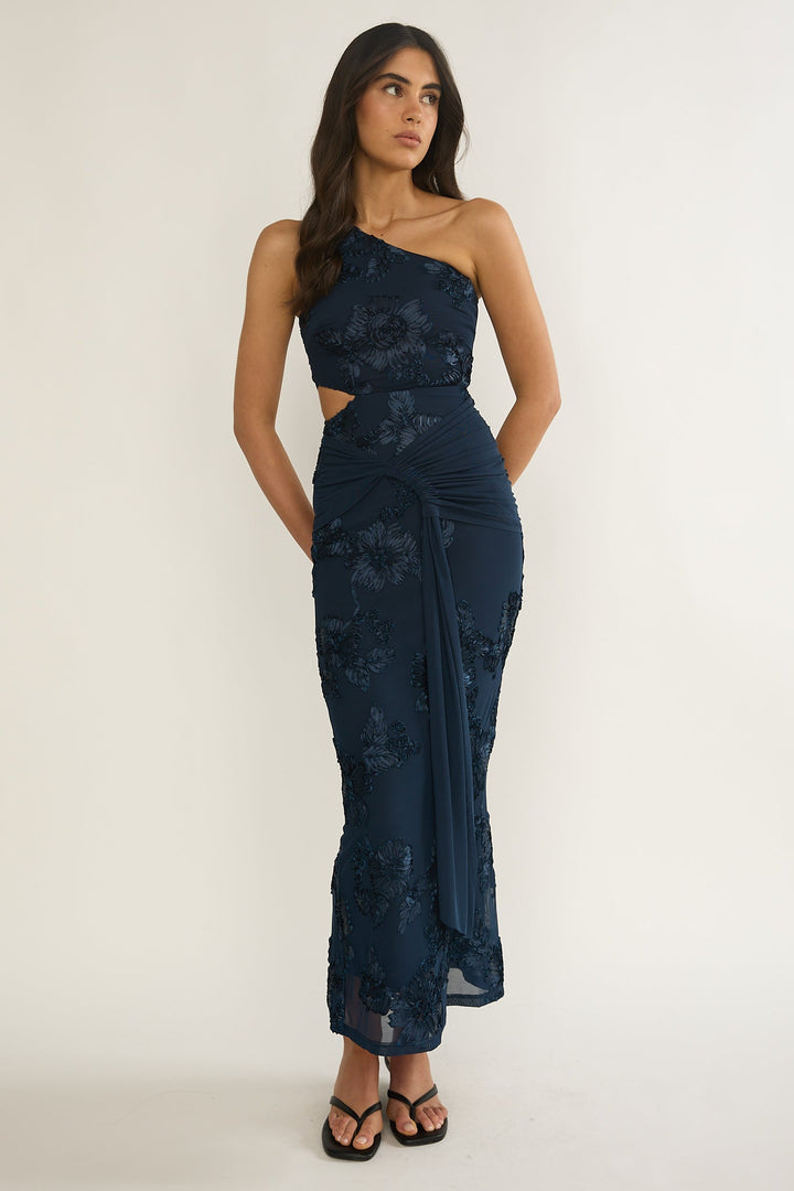 Luli Cut-Out Maxi Dress Navy