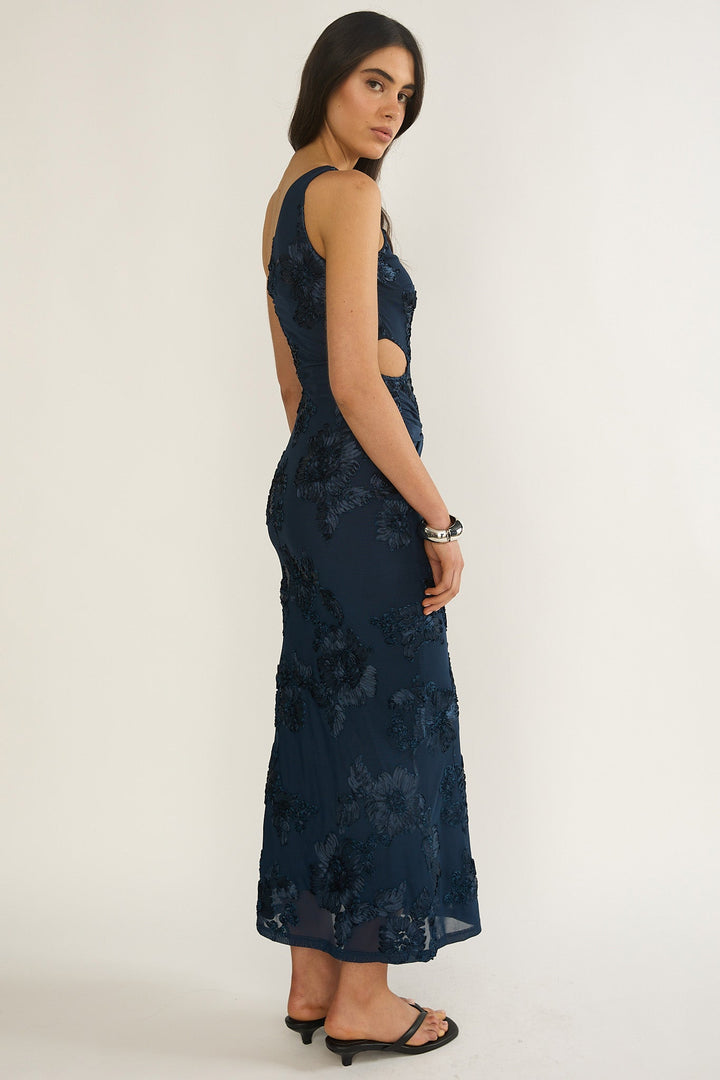 Luli Cut-Out Maxi Dress Navy