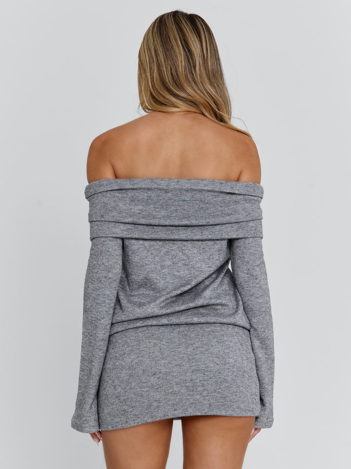 Kyola Gray Mini Dress