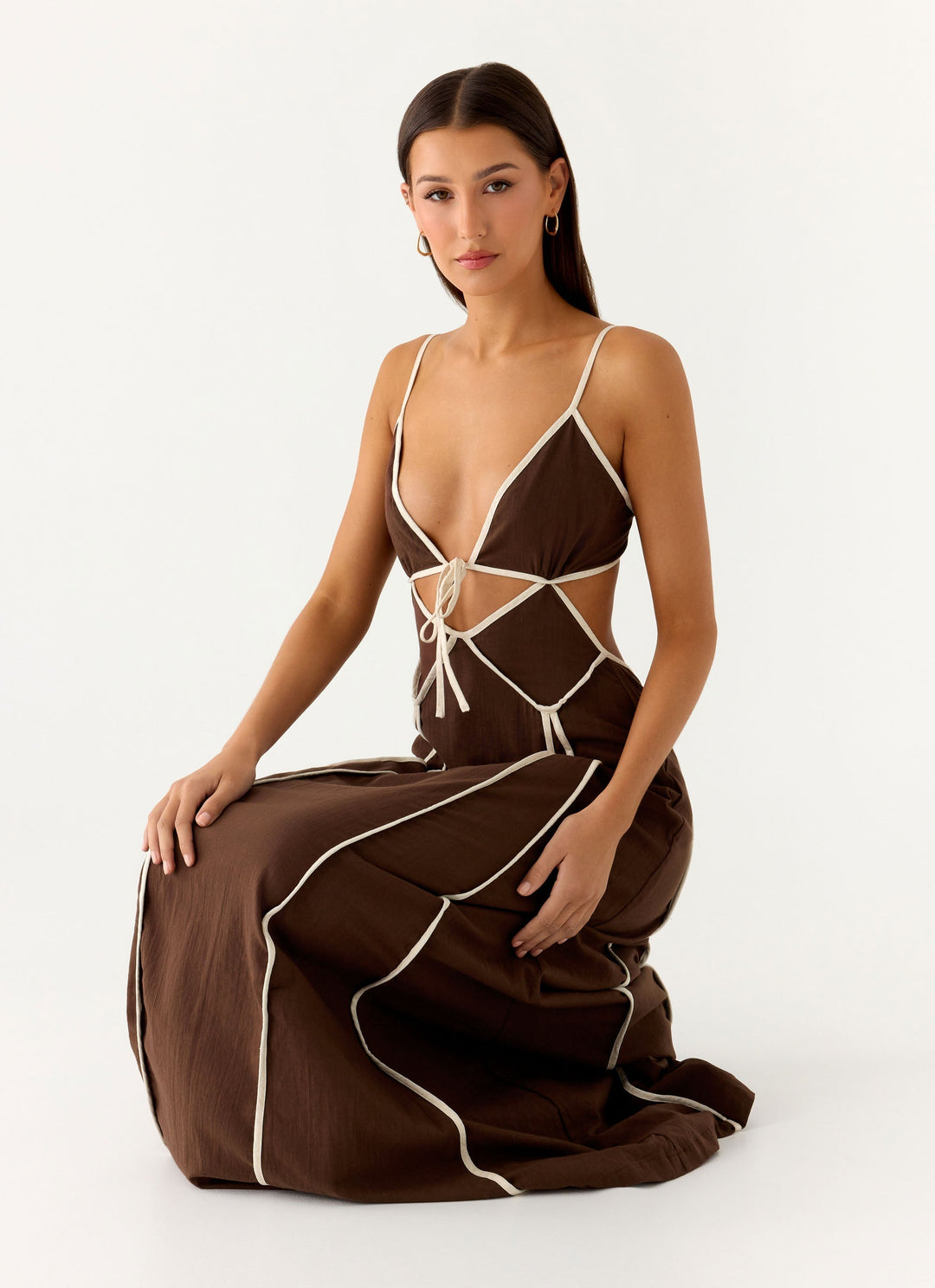 Kerli Maxi Dress Chocolate