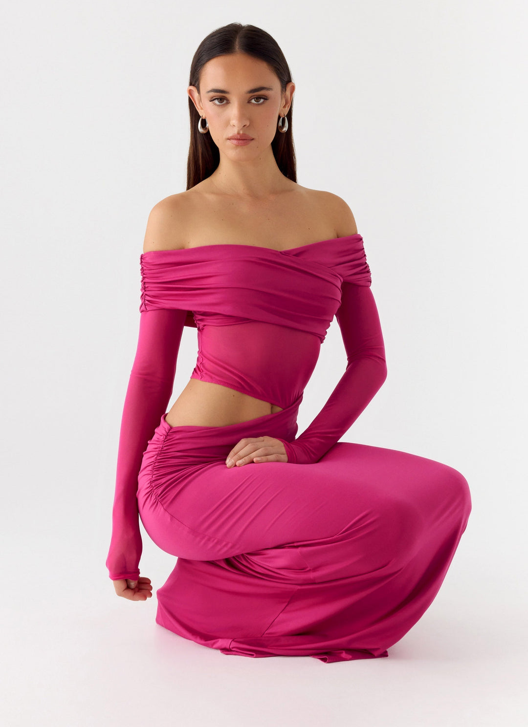 Kerli Maxi Dress Fuchsia