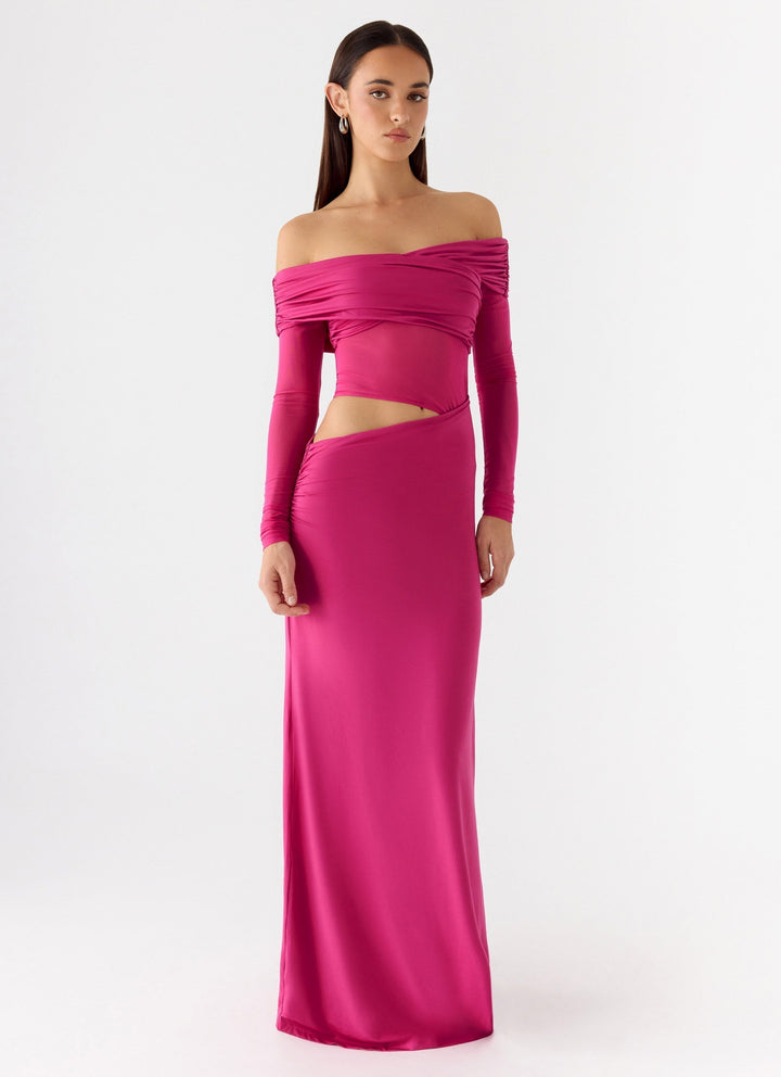 Kerli Maxi Dress Fuchsia