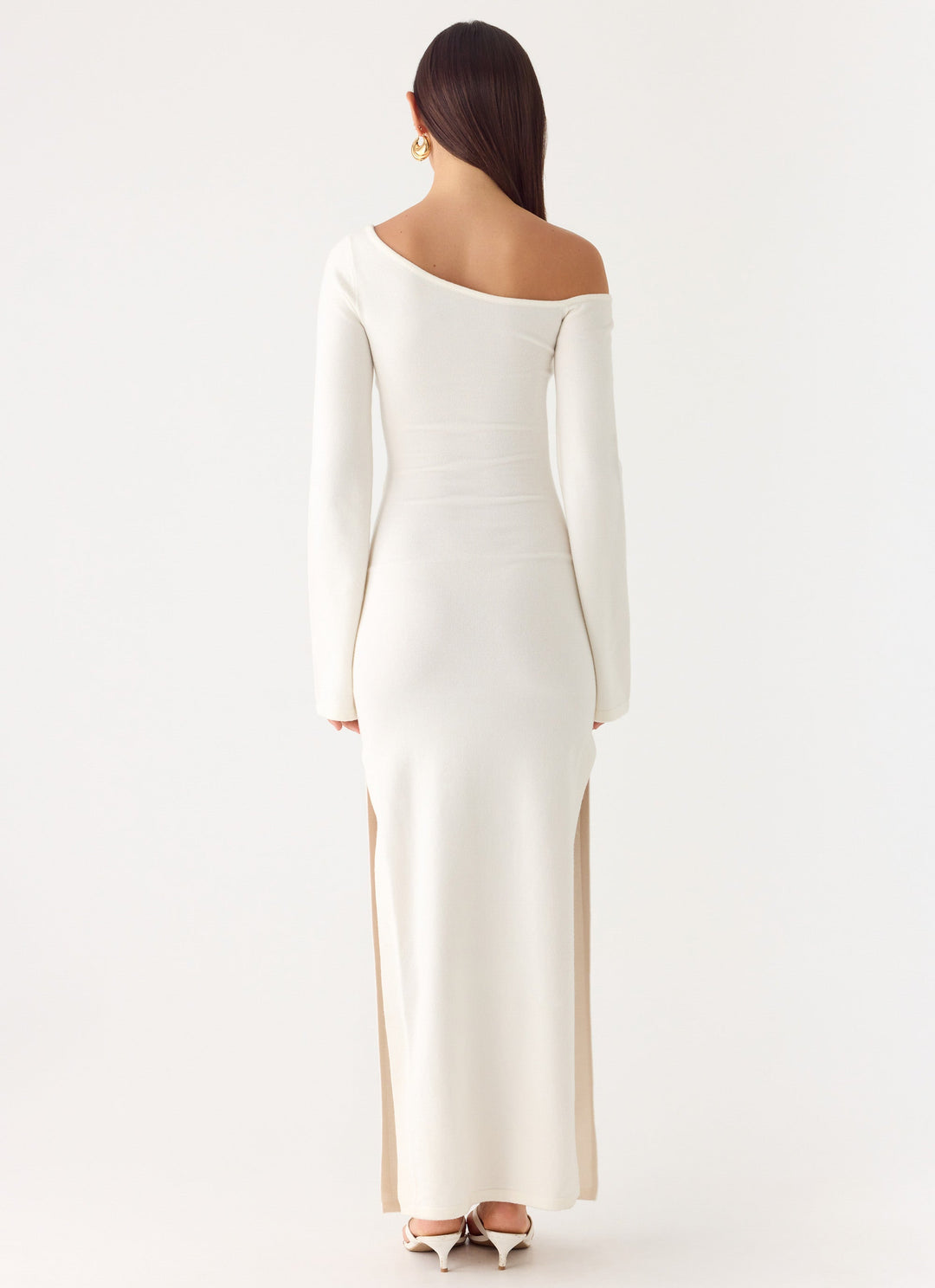 Kova Knit Maxi Dress White