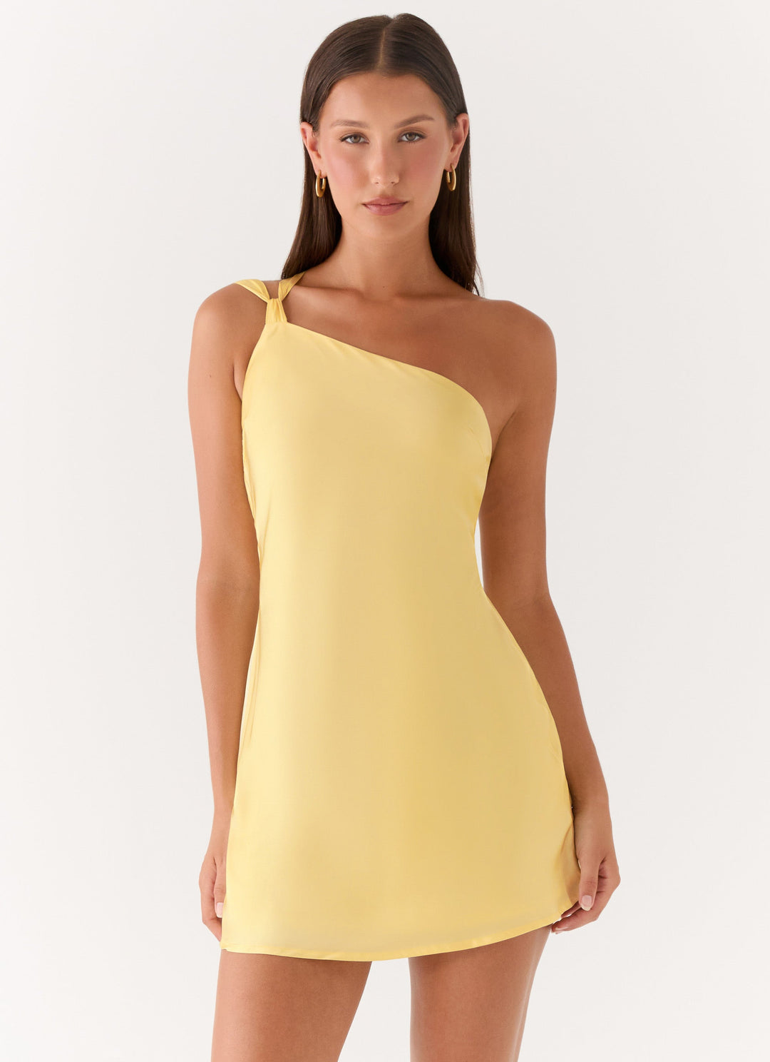 Lights Out Mini Dress Yellow