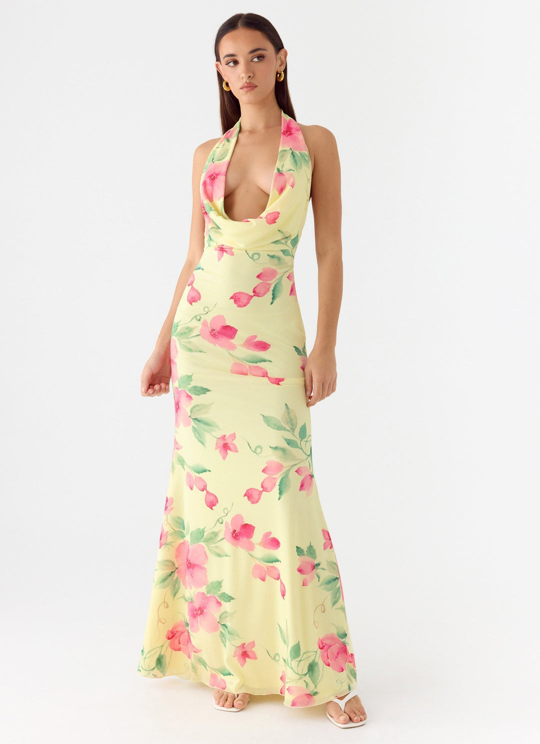 Like You Better Maxi Dress Lemon Soleil