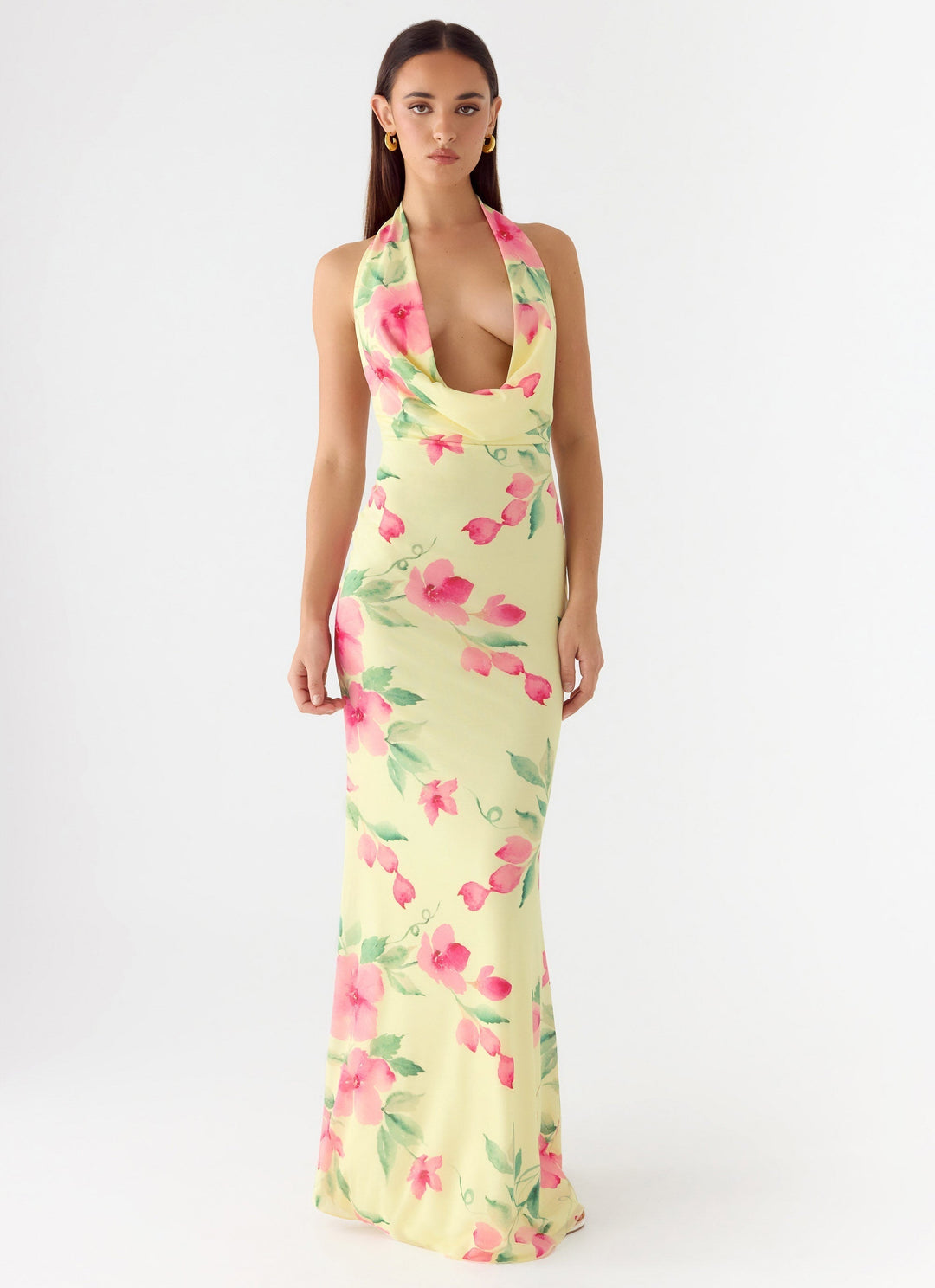 Like You Better Maxi Dress Lemon Soleil