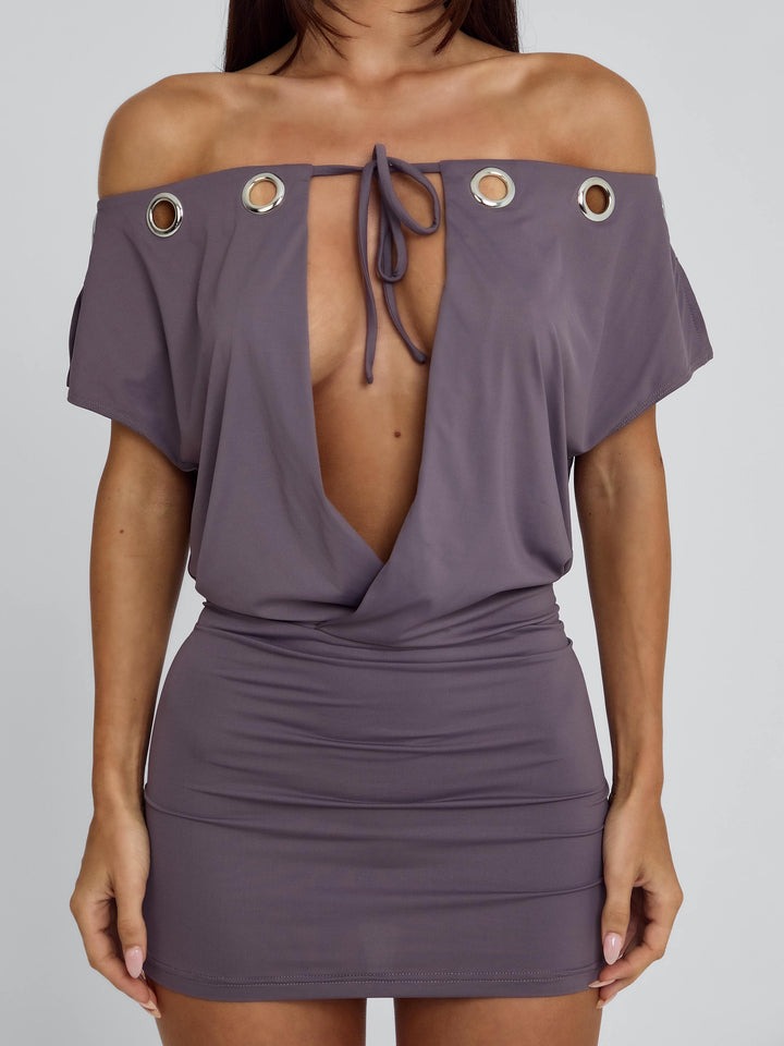 Marcy Off Shoulder Mini Dress
