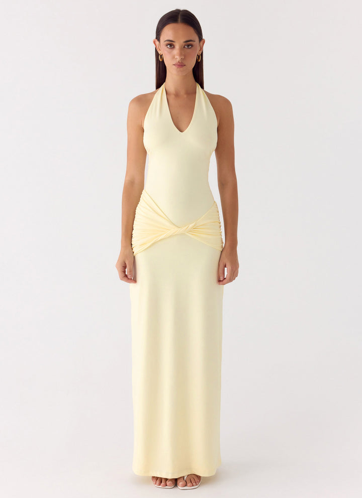 Maribelle Maxi Dress Lemon