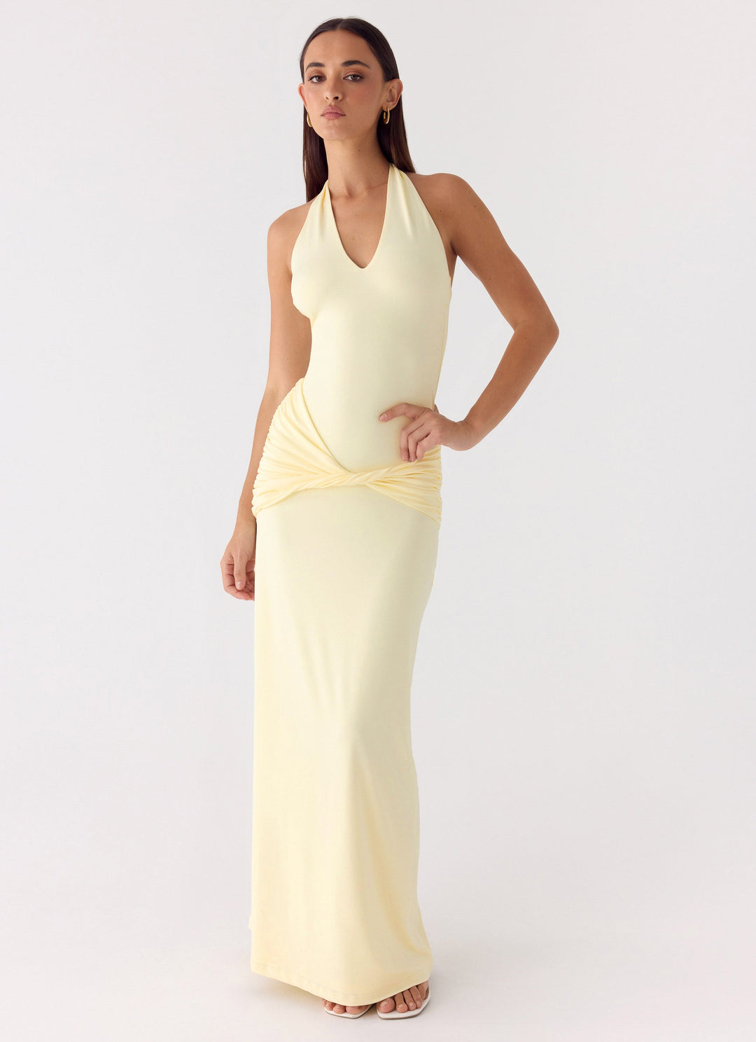 Maribelle Maxi Dress Lemon
