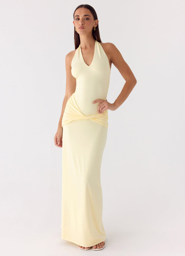 Maribelle Maxi Dress Lemon