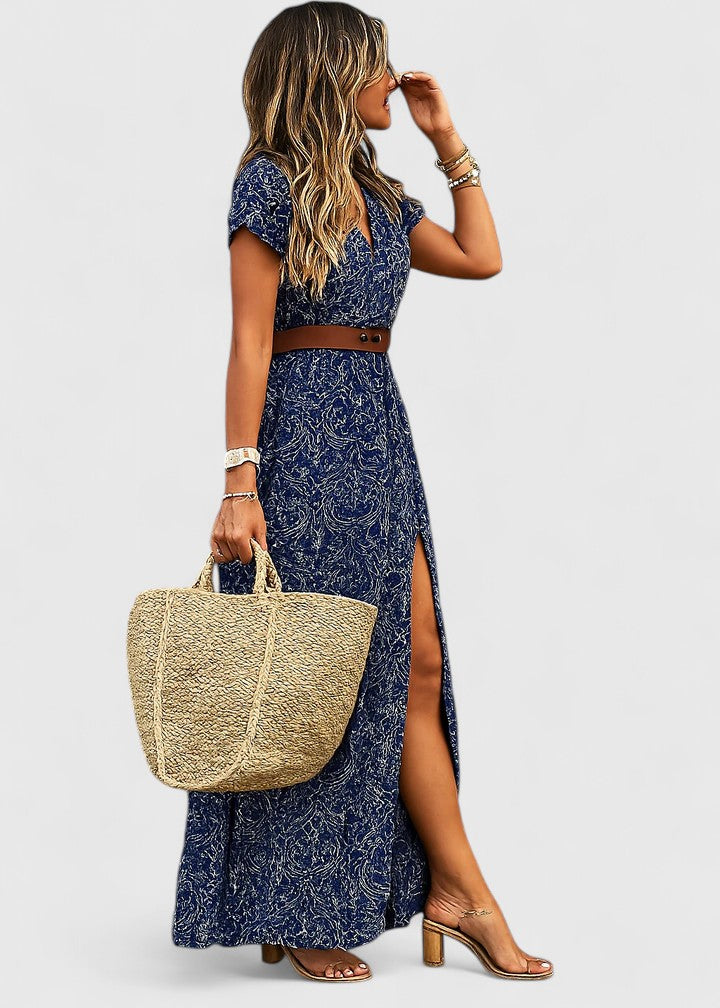 Maxi Dress | Artistic Boho Style Long Summer Dress | Effortlessly Elegant Comfortable Fit
