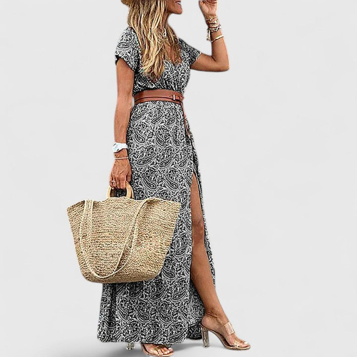 Maxi Dress | Artistic Boho Style Long Summer Dress | Effortlessly Elegant Comfortable Fit