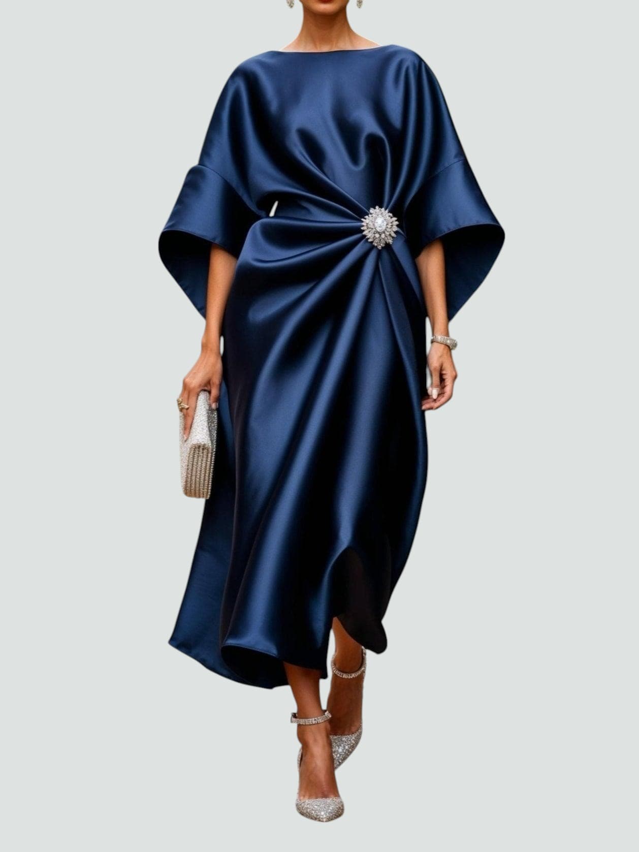 Maxi Dress | Floral Long Sleeve Maxi Dress | Flattering Elegant Design